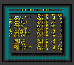Relief Pitcher screenshot 4 for Super Nintendo
